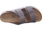 Birkenstock Men's Arizona Natural Leather Sandal in Grey