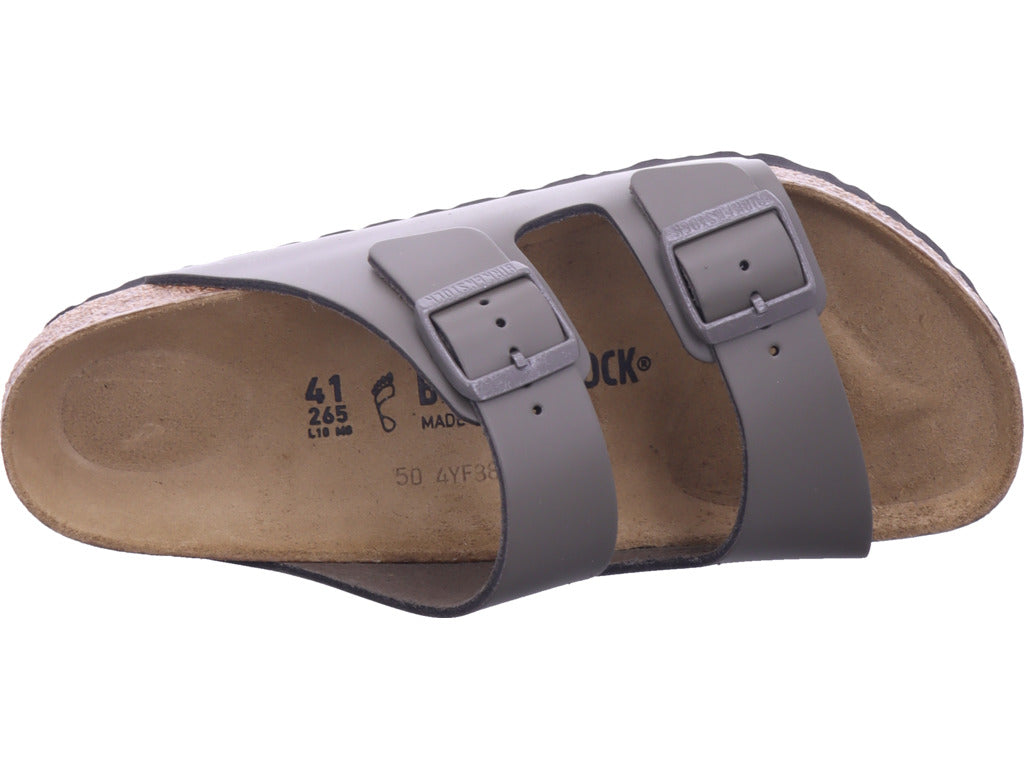 Birkenstock Men's Arizona Natural Leather Sandal in Grey