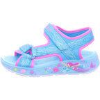 SKECHERS dívčí sandály Mermaid Dreams Sandal v modré barvě