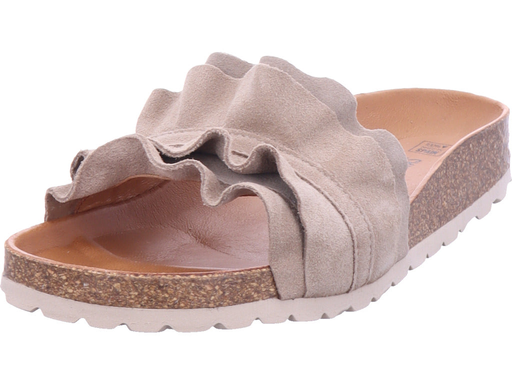 Verbenas Damen Pantolette  in beige