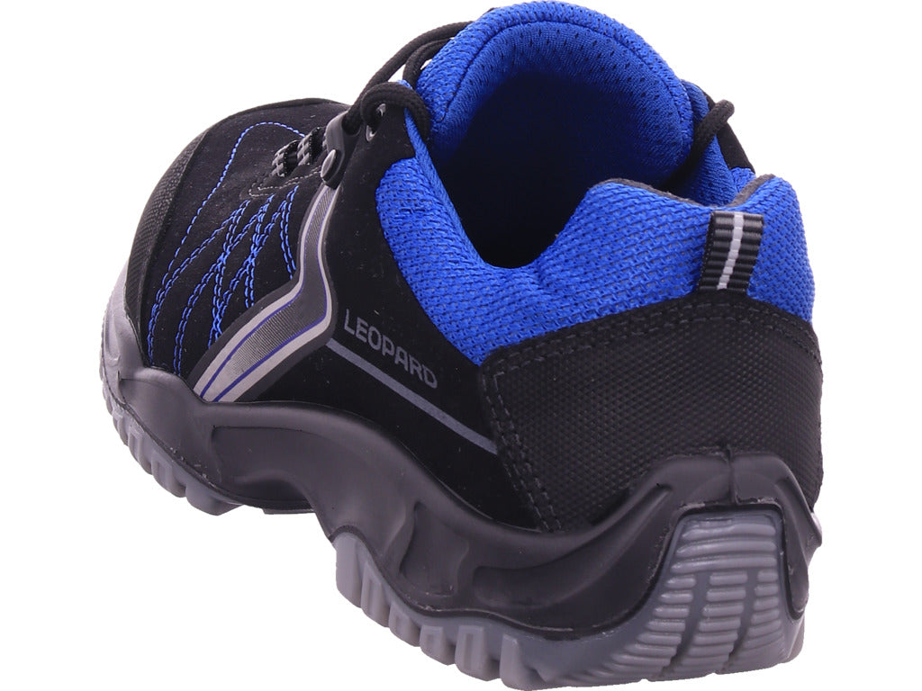 Leopard Herren Arbeitsschuh Sicherheitshalbschuh Gel S3 in schwarz