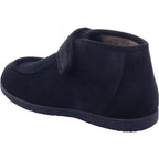 Florett Damen Hausschuh Maxi Klettstiefel in schwarz