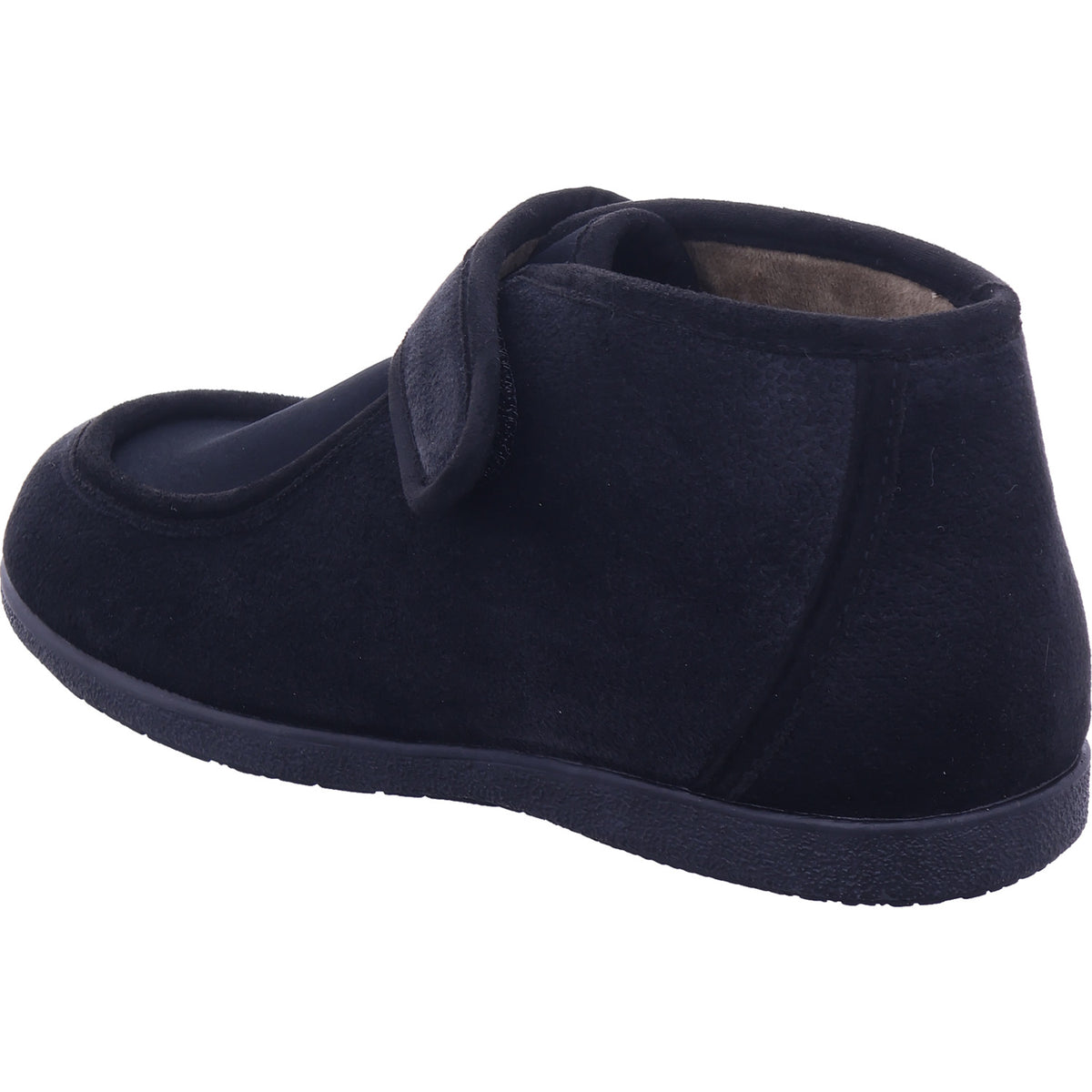 Florett Damen Hausschuh Maxi Klettstiefel in schwarz