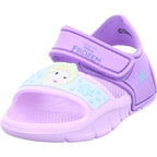 Silver Int Disney Girls' Sandals Frozen in Purple