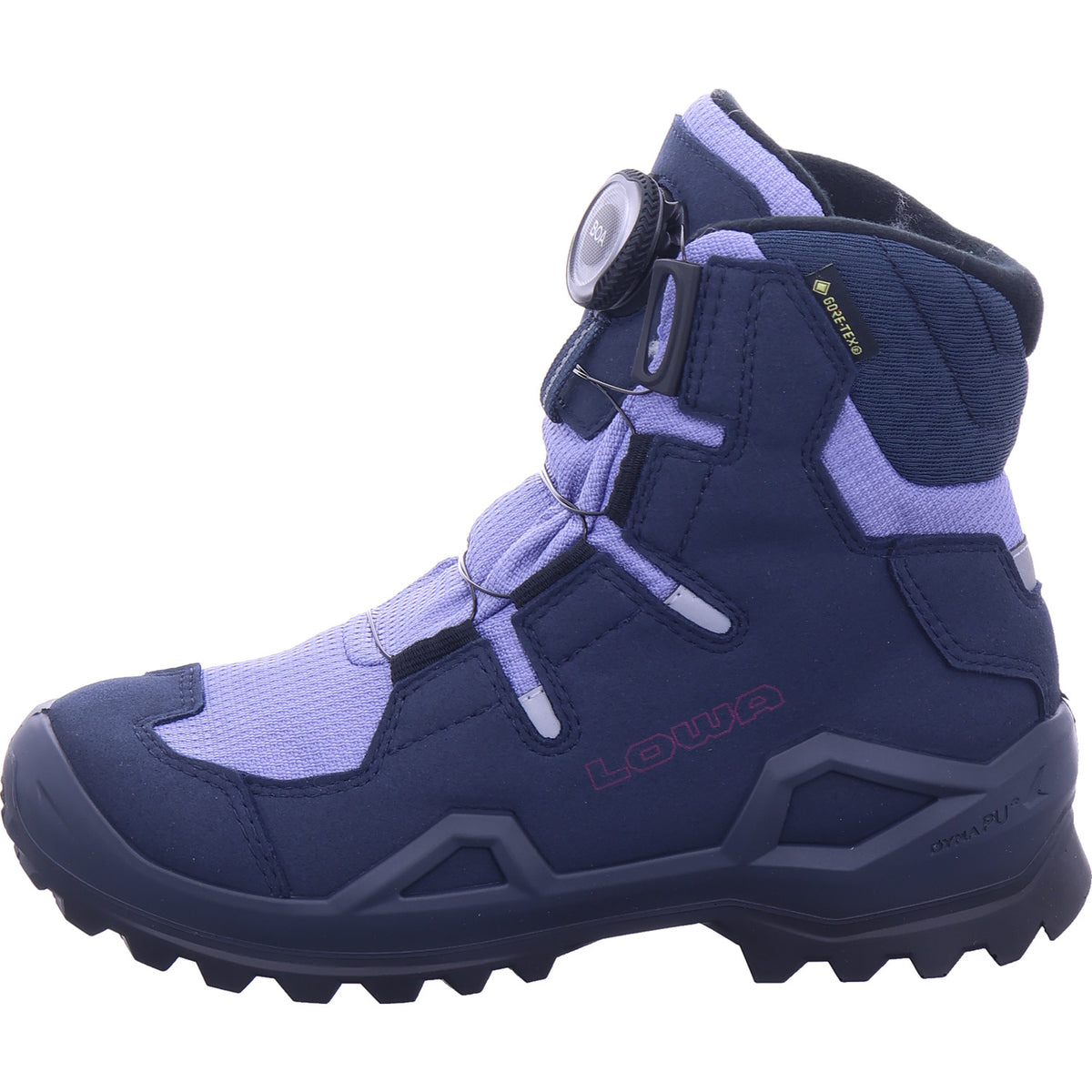 lowa Mädchen Moonboots Milo Evo Gtx Hi Boa Jr in blau