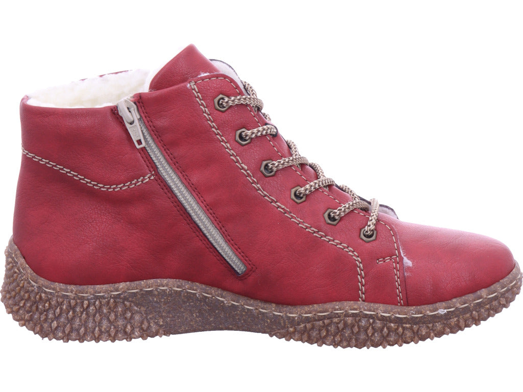 Rieker women's ankle boots Hwk women's boots in red