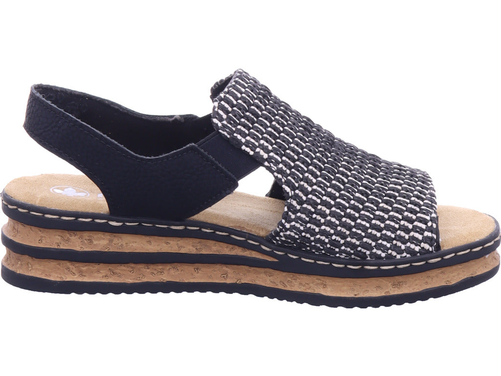 Rieker Women's Sandal Fsk Women's Sandals in black
