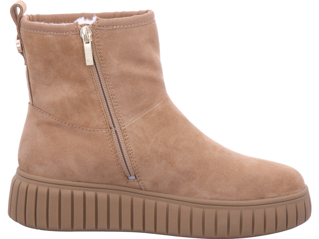 Dámské kotníkové boty Tamaris M2546145 v hnědé barvě