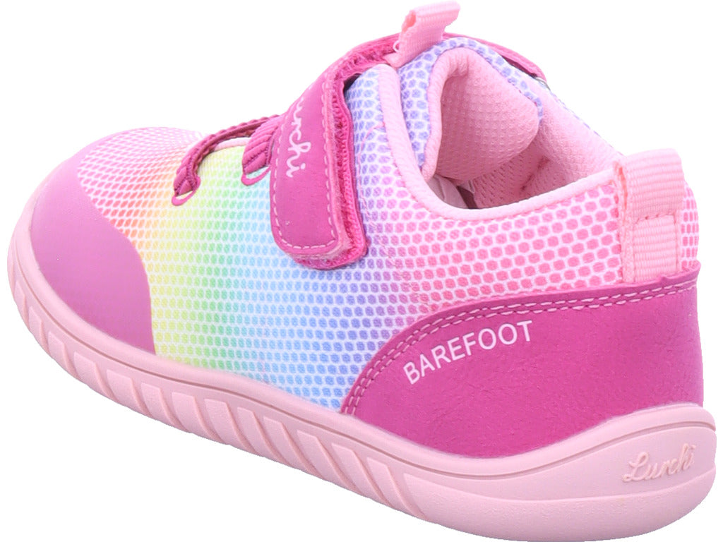 Lurchi Girls' Barefoot-Feel Low-Top Shoe in Pink