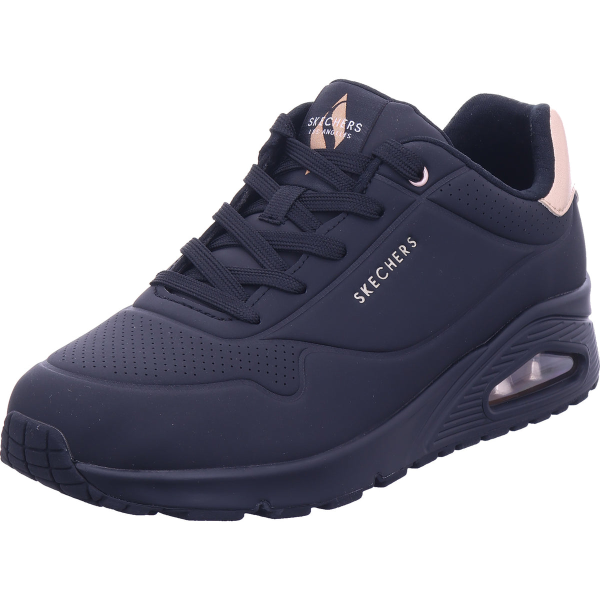 SKECHERS Damen Sneaker Uno Golden Air in schwarz