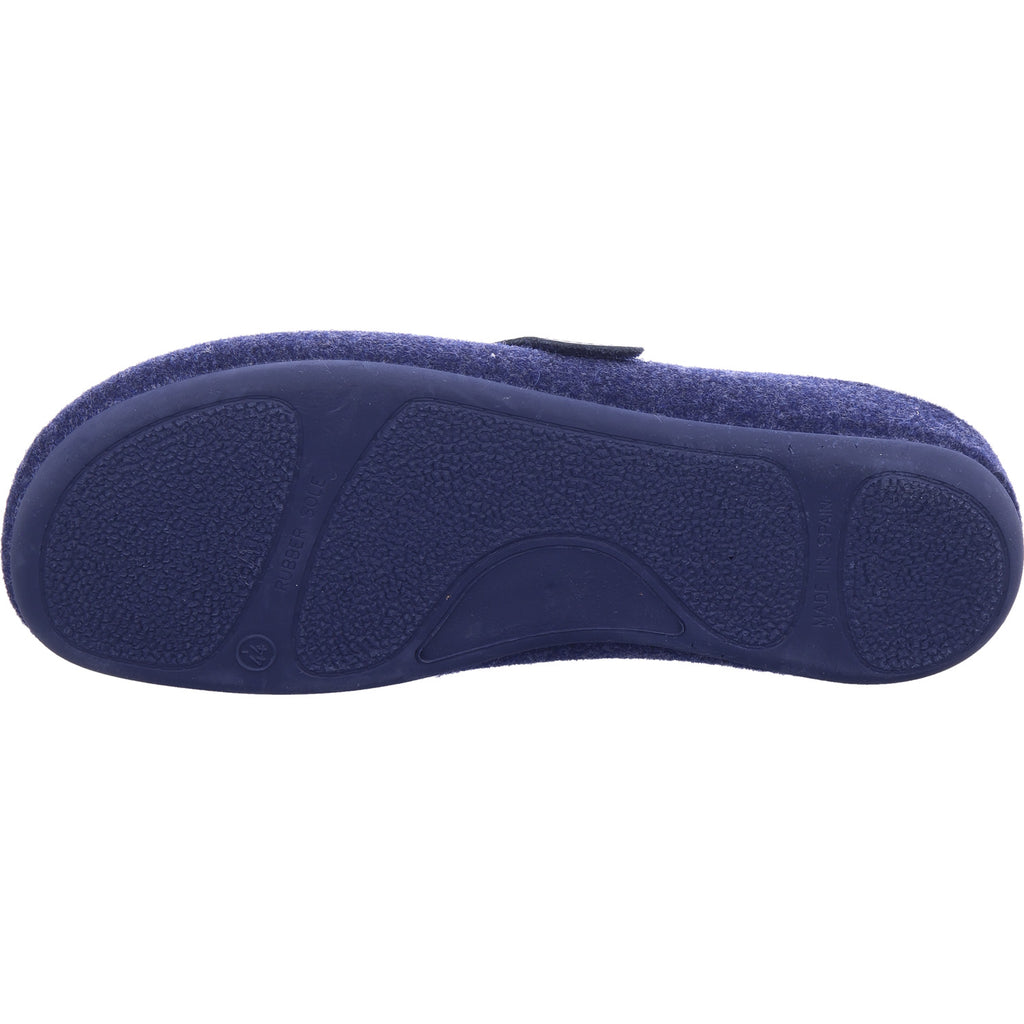 Florett Herren Hausschuh Carlo Pantoffel in blau
