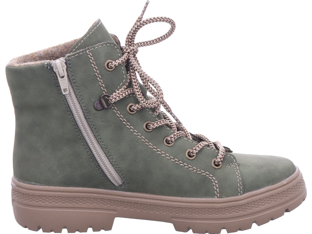 Dámské kotníkové boty Rieker Hwk Dámské kotníkové boty v zelené barvě