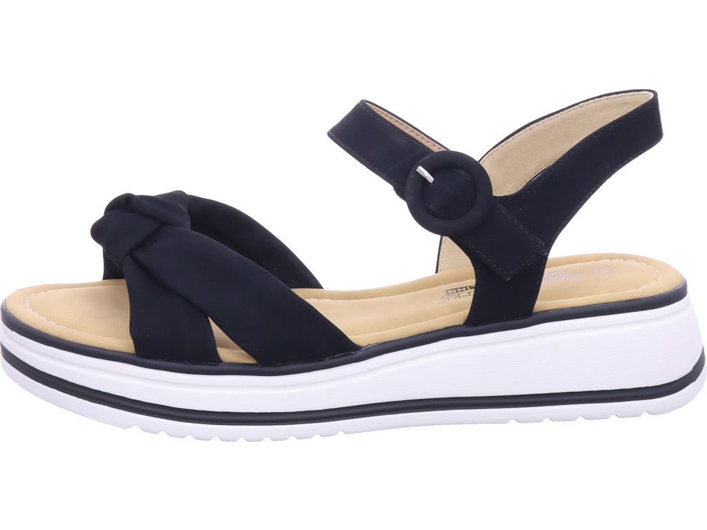 Shoe-world Damen Sandalette  in schwarz