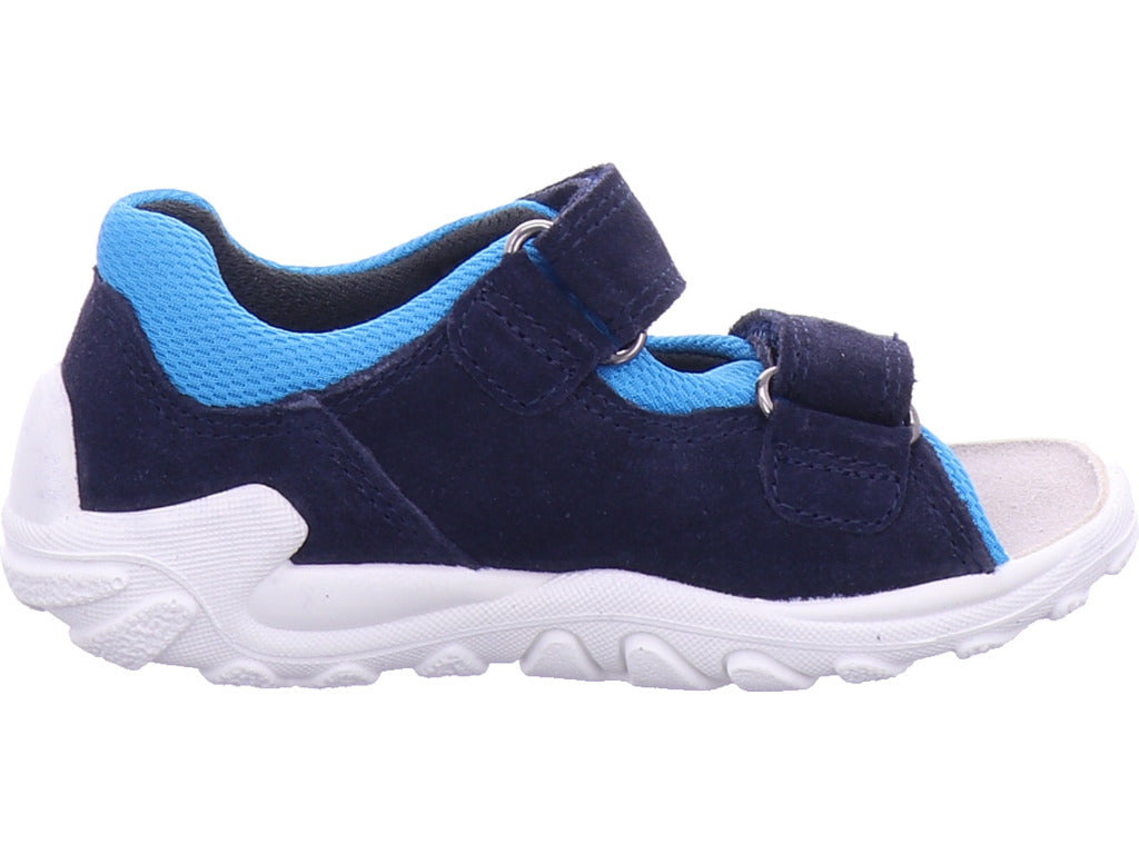 Superfit Jungen  Sandale Leder \ Flow in blau