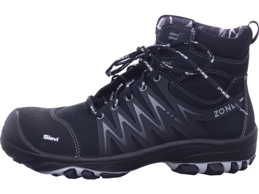 sievi Herren Arbeitsschuh S3  Zone 2 High+ in schwarz
