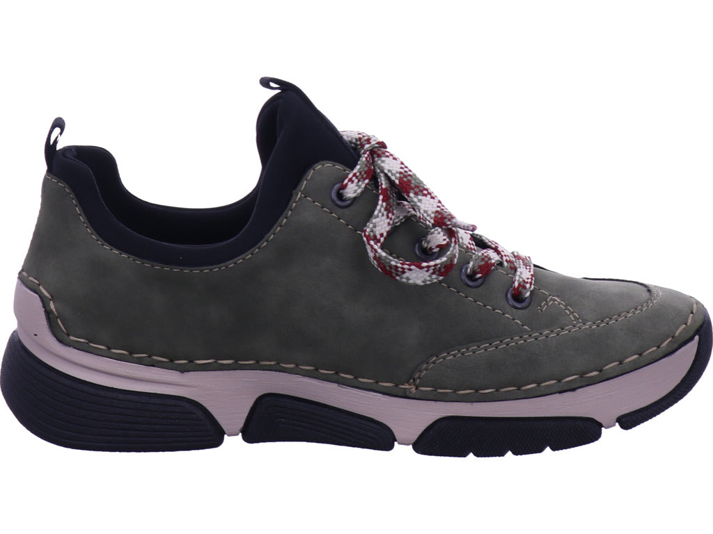Rieker Damen Slipper Hwk Damen Halbschuhe in grün