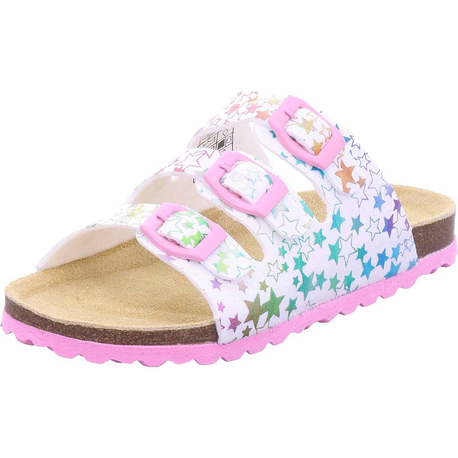 Planet Footwear Dívčí nazouváky v bílé barvě
