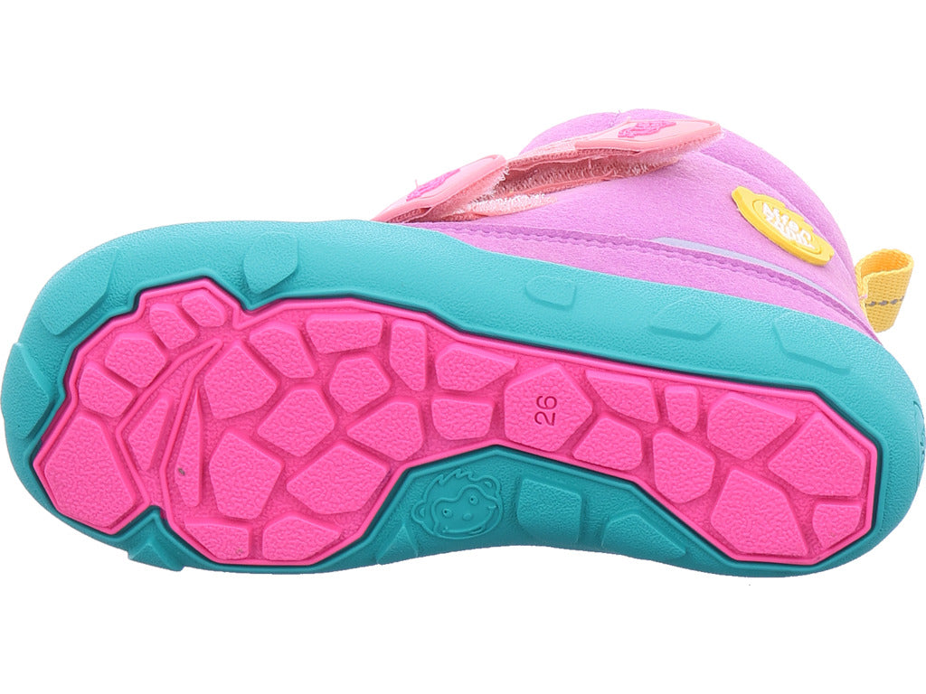 Affenzahn girls' Moonboot owl in pink