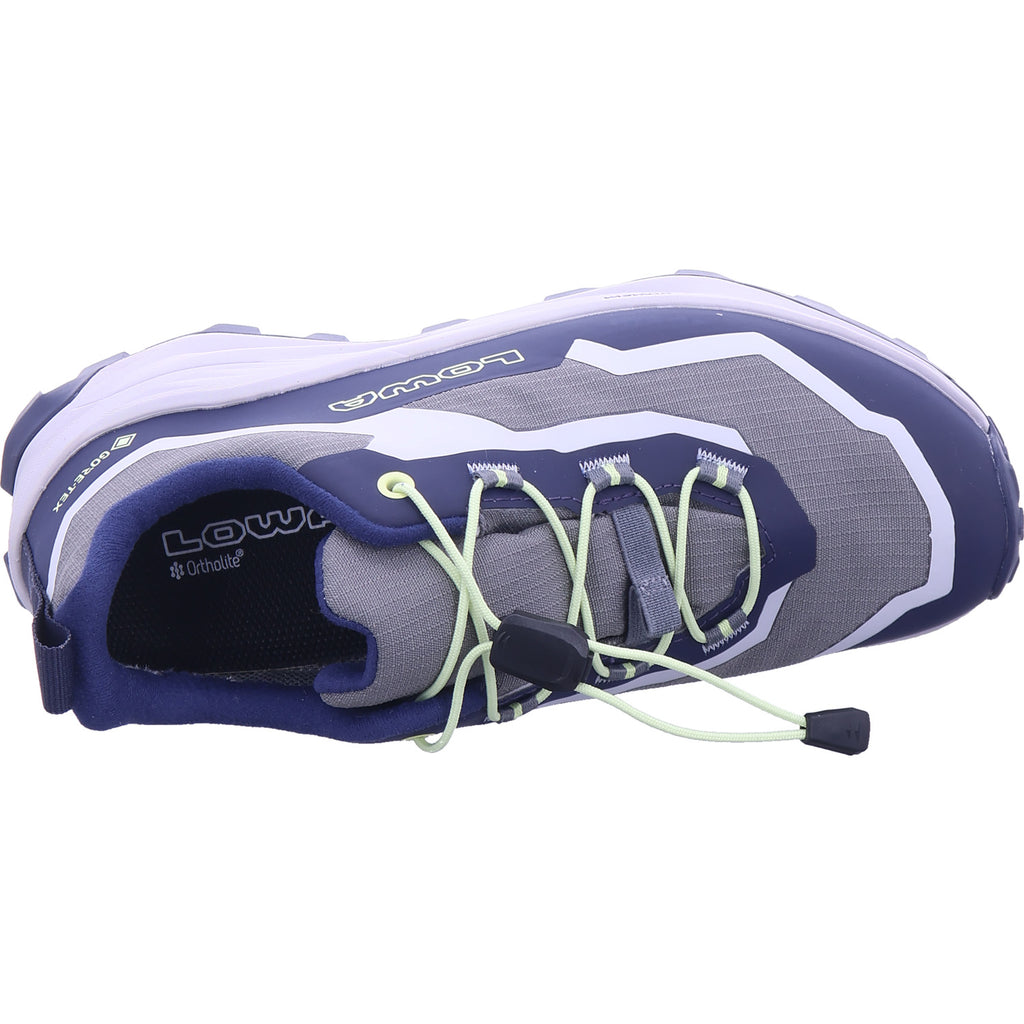 Lowa Boys' Hiking Shoes Trailux GTX Lo Jr in blue