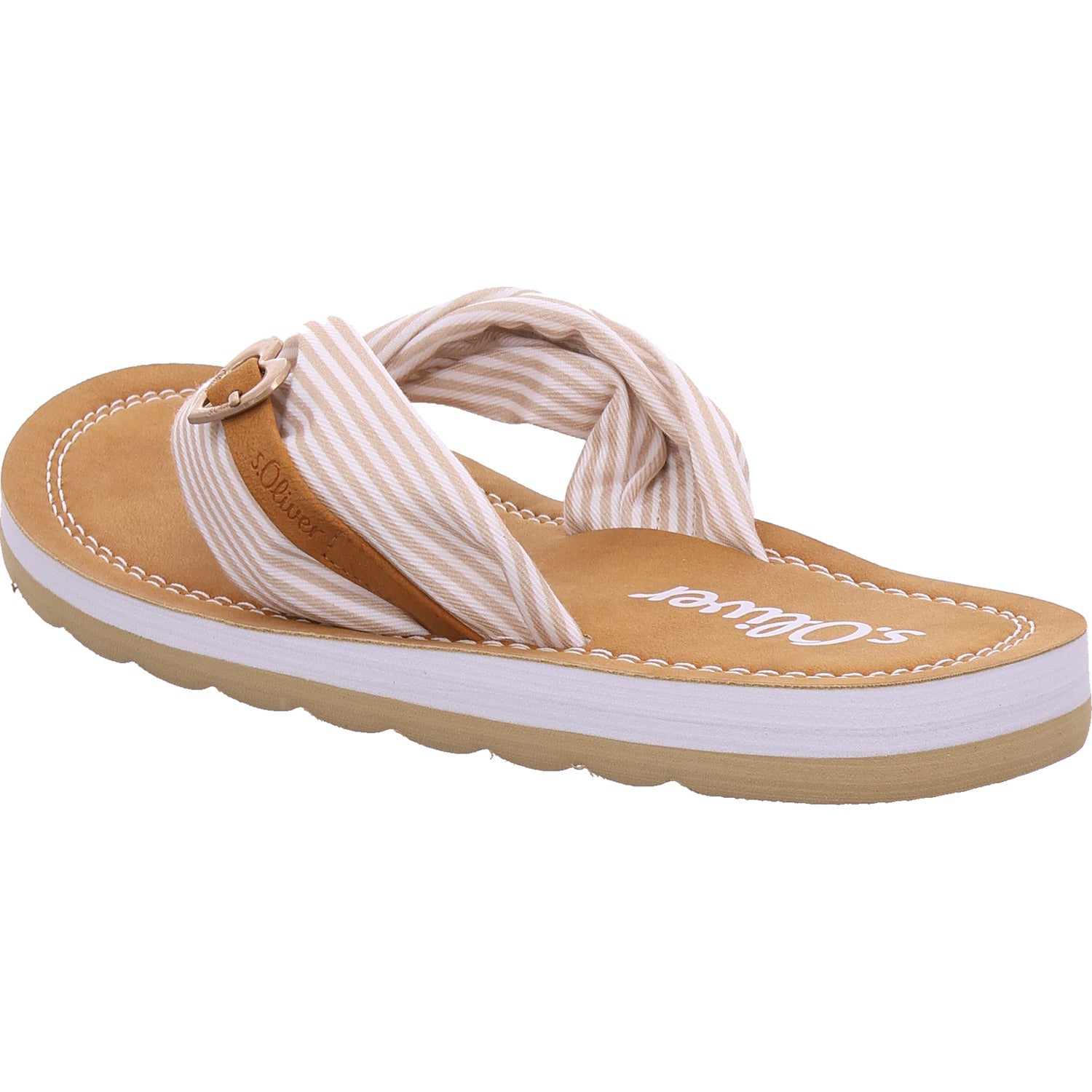 s.Oliver Damen Pantolette  in beige