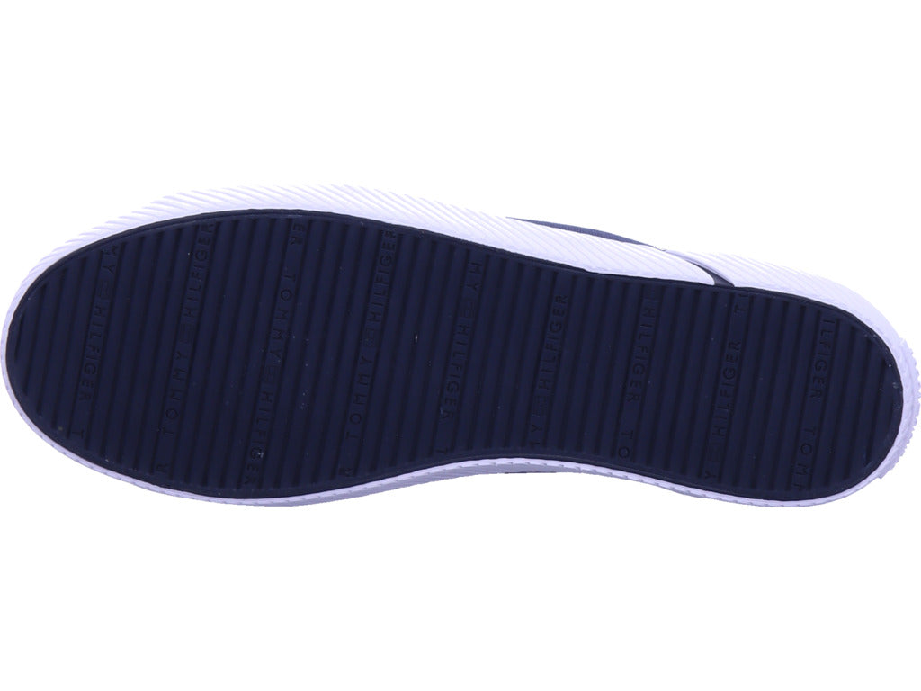 Tommy Hilfiger Damen Textilschuh Vulc Canvas in blau
