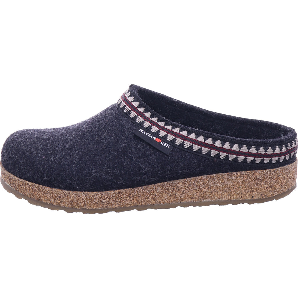Haflinger Unisex – Dospělí Bačkory v šedé barvě