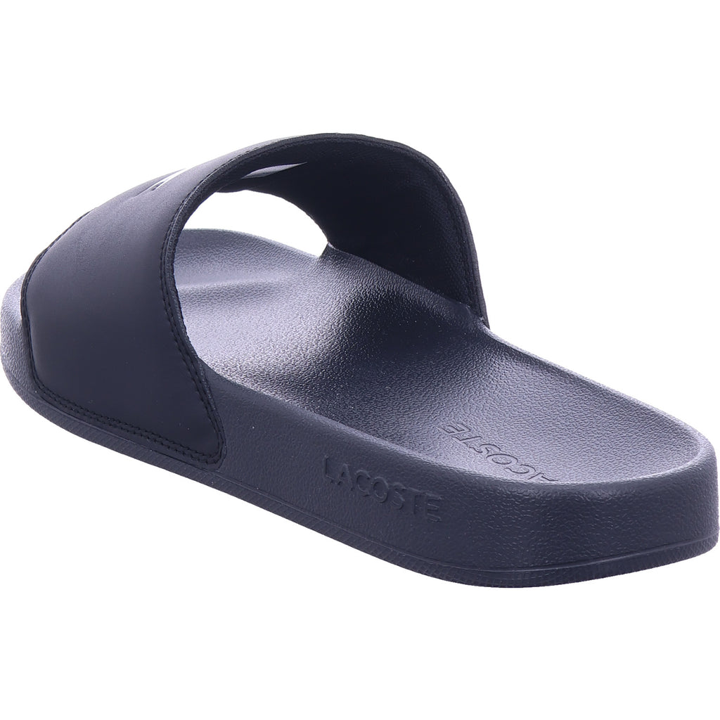 Lacoste Herren Badeschuh Serve Slides in schwarz