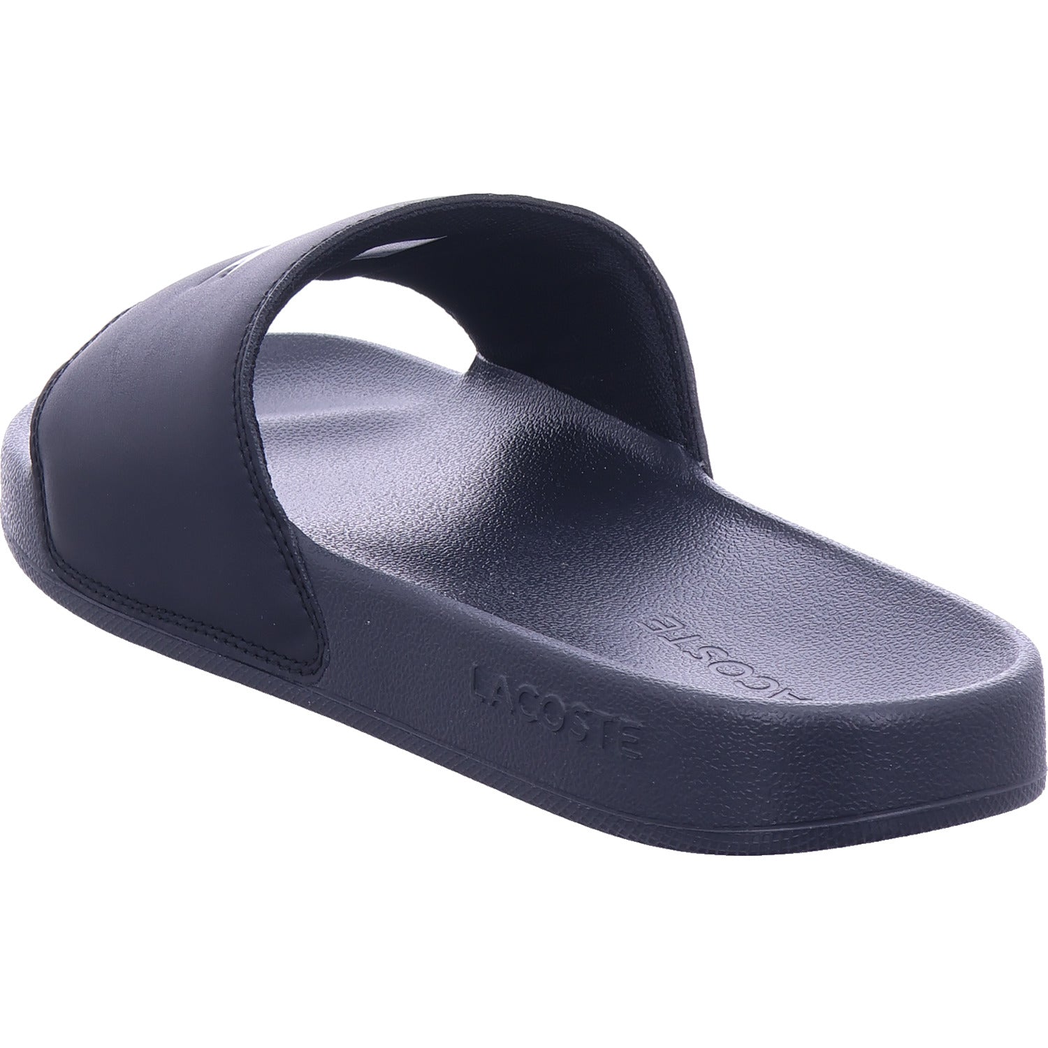 Lacoste Herren Badeschuh Serve Slides in schwarz