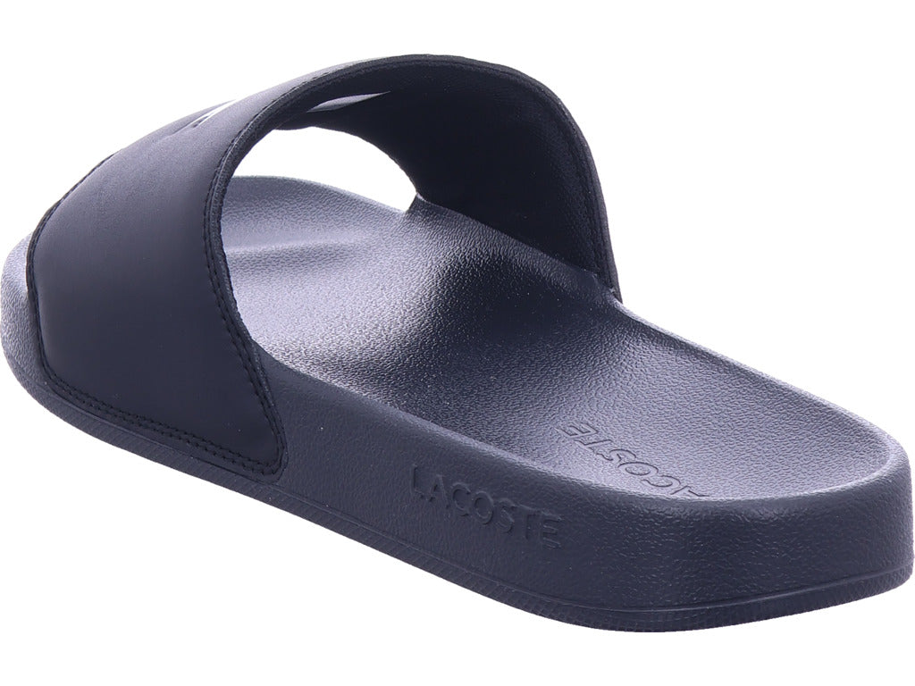 Lacoste Herren Pantolette Serve Slides in schwarz