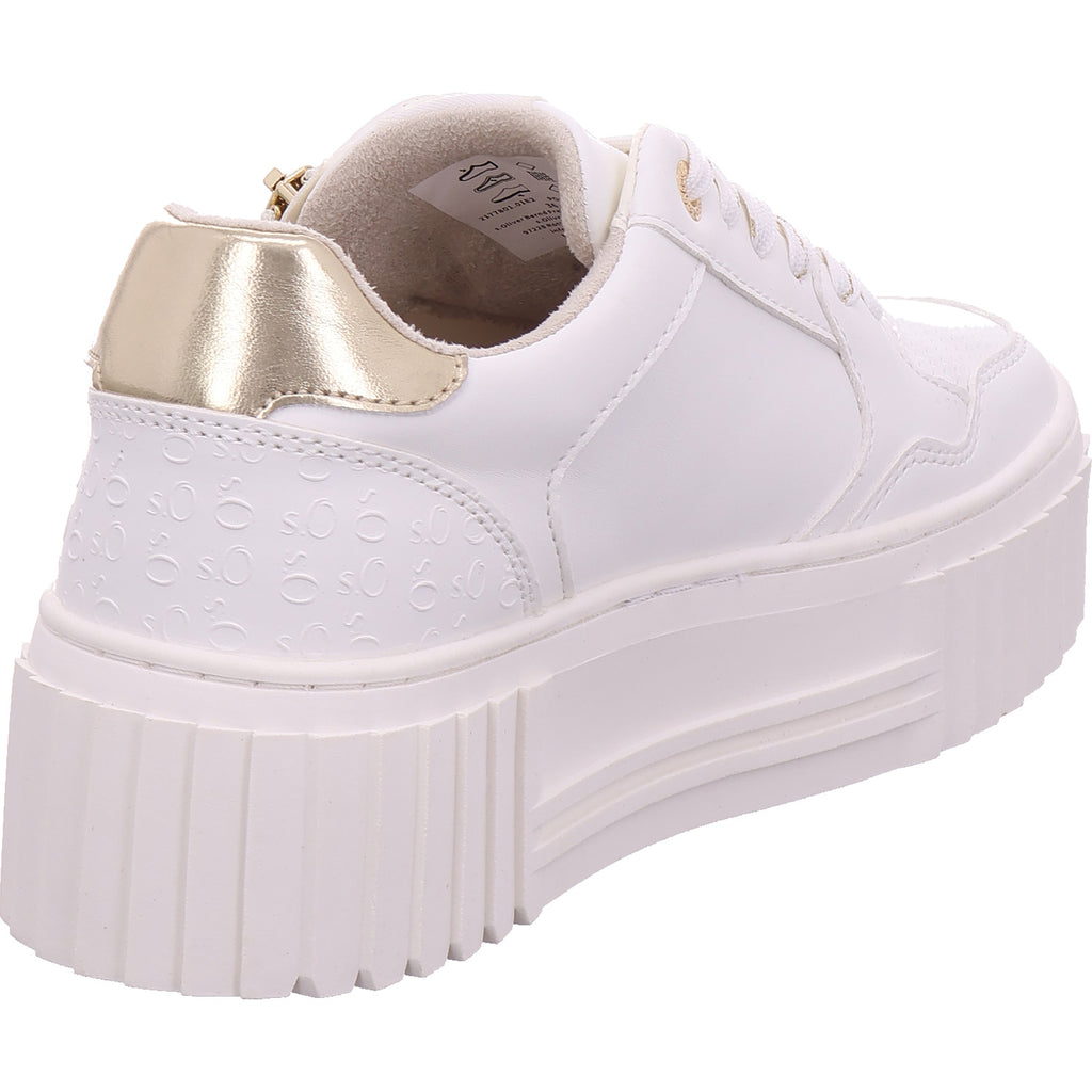 s.Oliver Damen Sneaker  in weiß