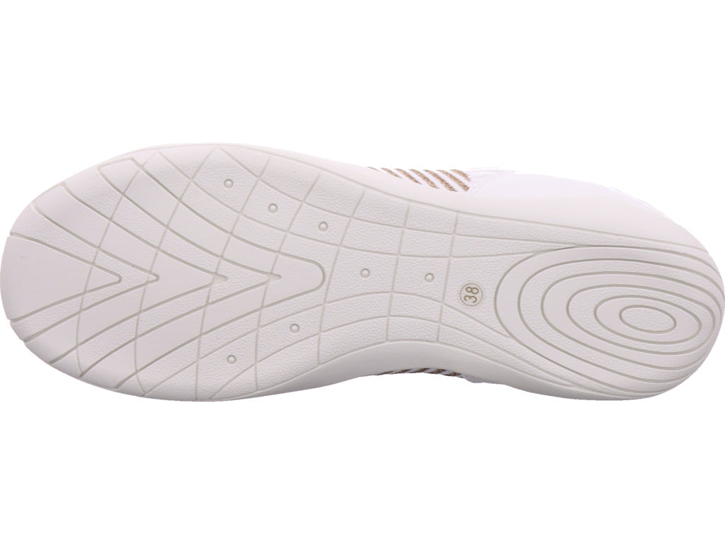 La Strada Damen Sneaker Barfuss in weiß