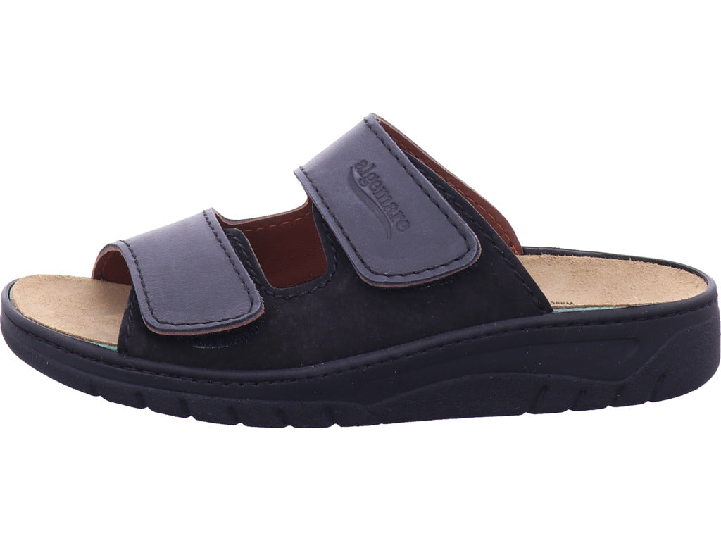 Algamare Herren Pantolette  in schwarz