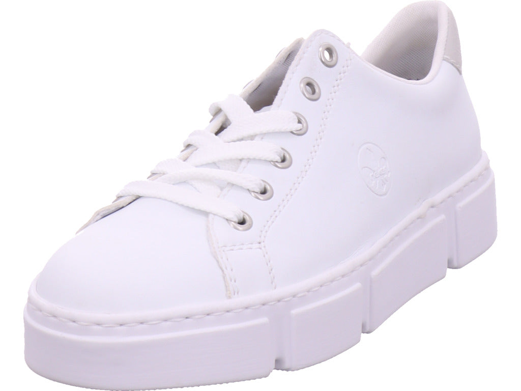 Rieker Damen Sneaker Fsk Damen Halbschuhe in weiß