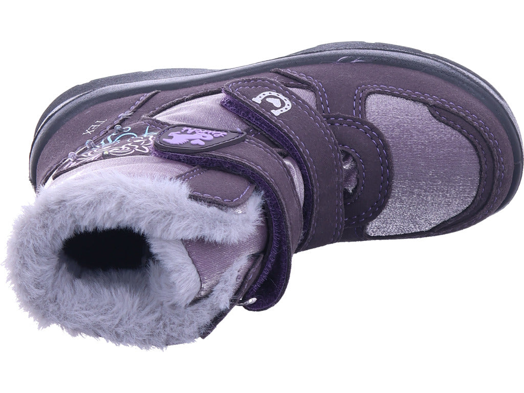 Dívčí kozačky Lurchi v modré barvě