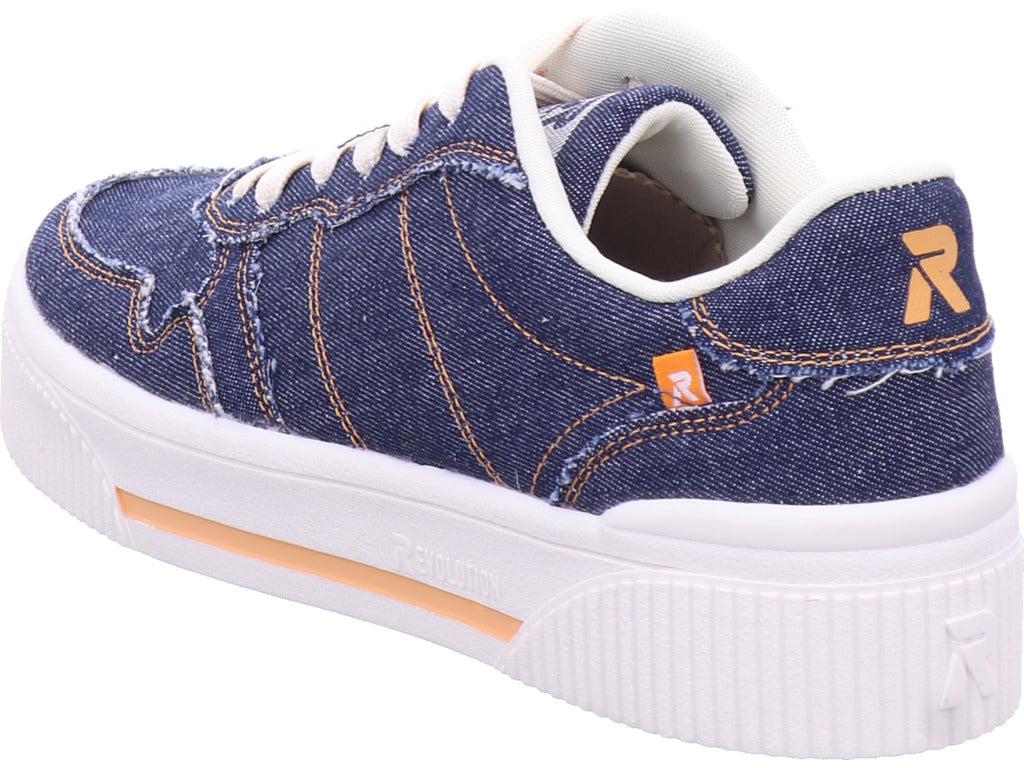 Rieker Damen Sneaker Fsk Damen Halbschuhe in blau