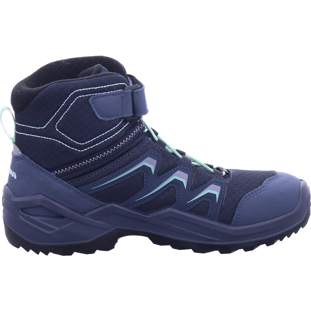lowa Unisex - Kinder Wanderschuhe Maddox Warm Gtx Mid Jr in blau