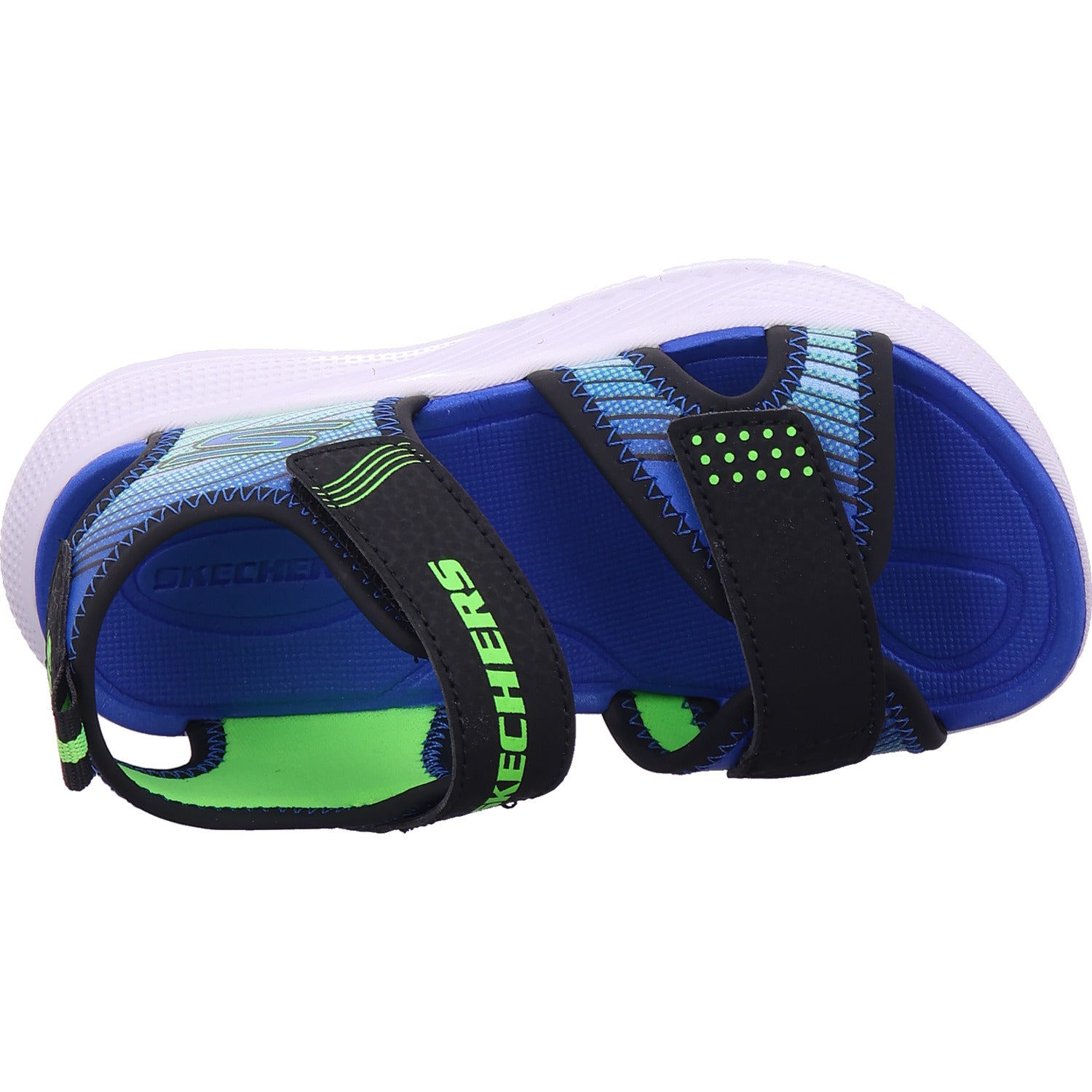 SKECHERS Boys' Microspec Splash Sandals in Black