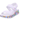 SKECHERS Girls' Uno Lite Sandal in white