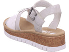 Rieker Damen Sandalette Fsk Damen Sandalen in grau