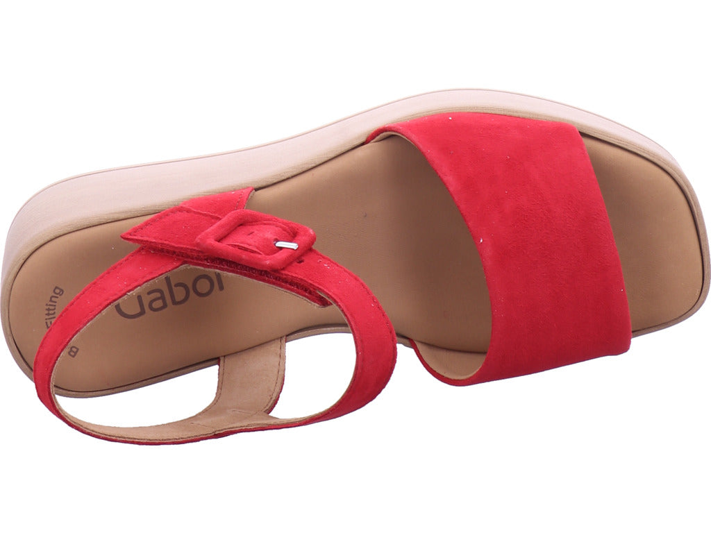Gabor Damen Sandalette  in rot