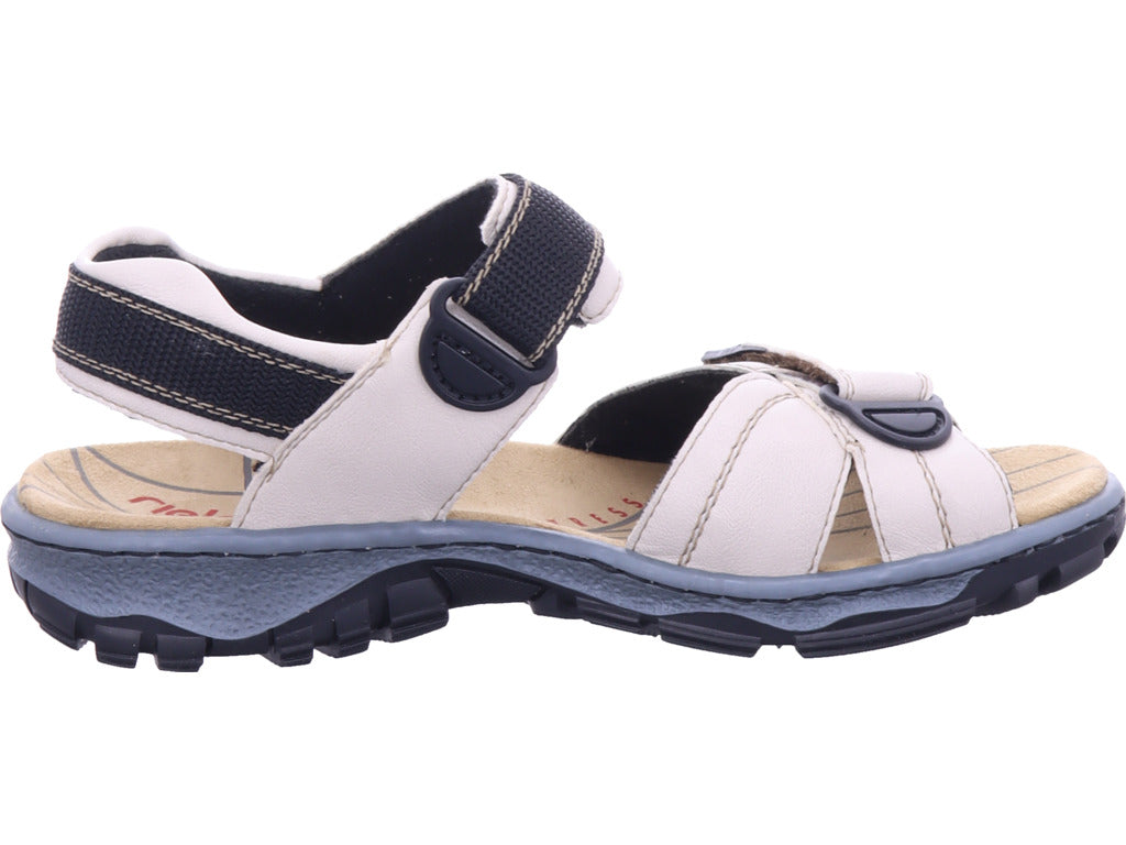 Rieker Damen Sandalette Fsk Damen Sandalen in beige