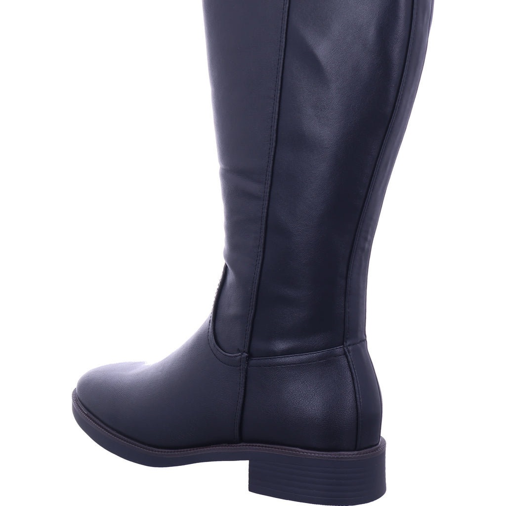 Jana Damen Stiefel  in schwarz