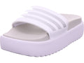 Adidas Damen Badeschuh Adidas Adilette Platform in weiß