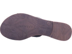 Lazamani Damen Pantolette  in schwarz