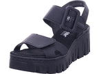 Rieker Damen Sandalette Fsk Damen Sandalen in schwarz