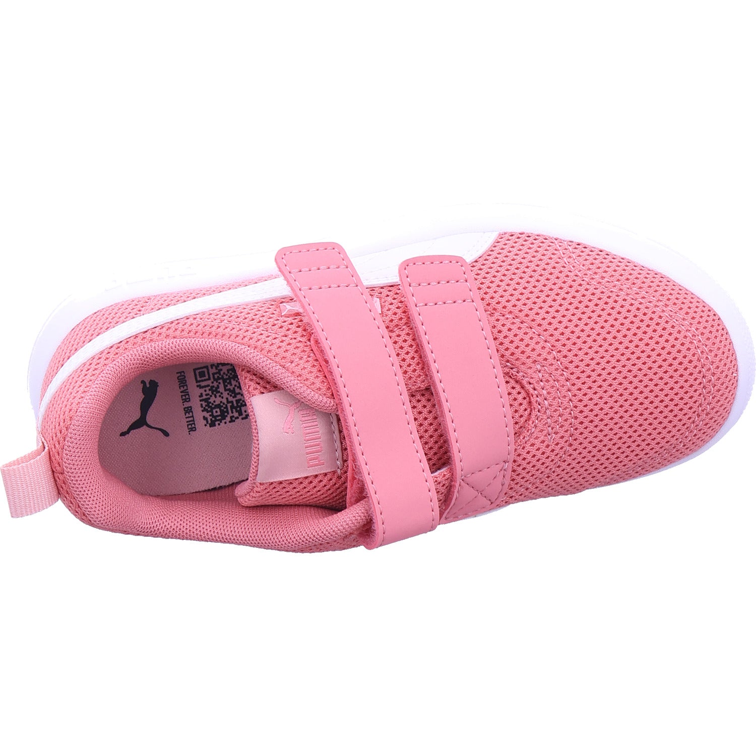 Nízké dívčí boty Puma Courtflex V3 Mesh Ps v růžové barvě