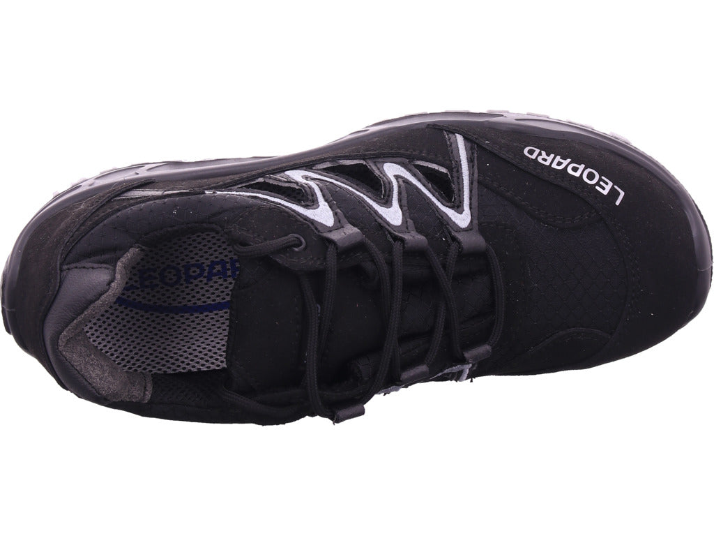 Leopard Herren Arbeitsschuh Sicherheitshalbschuh S1 in schwarz