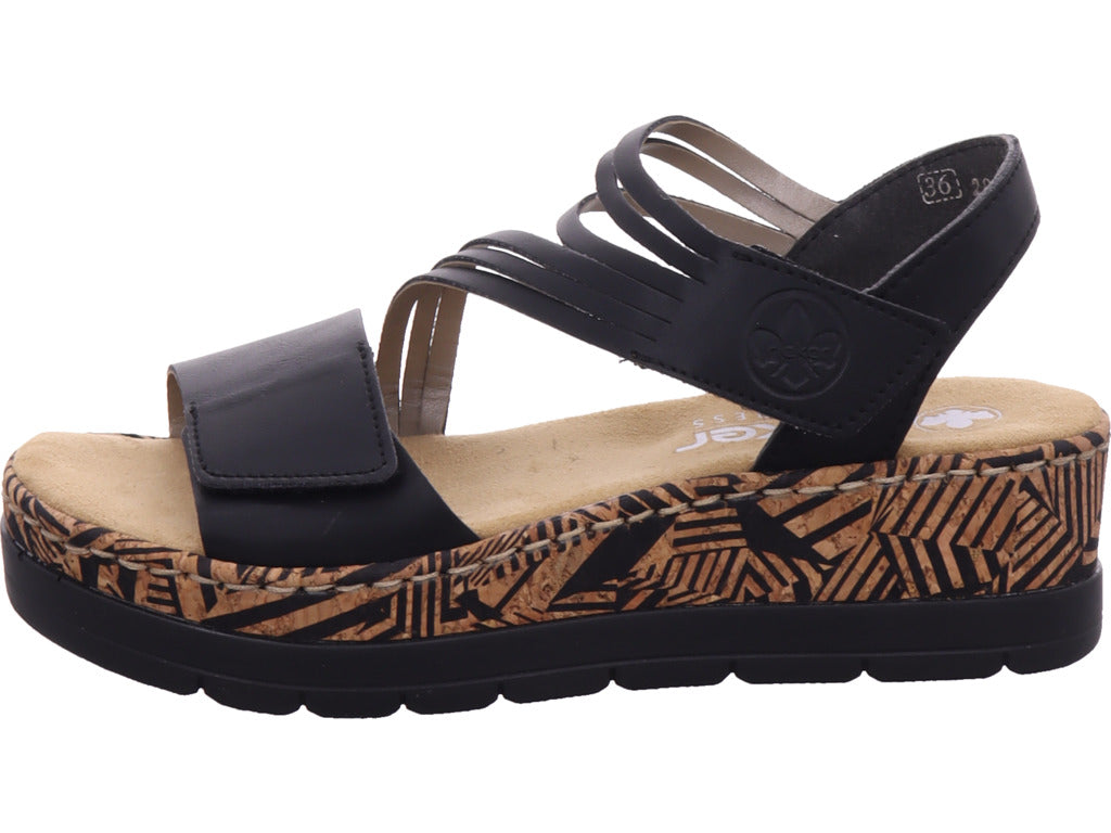Rieker Women's Sandals Fsk Women's Sandals in black
