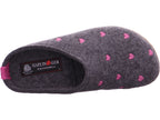 Haflinger Damen Hausschuh  in grau