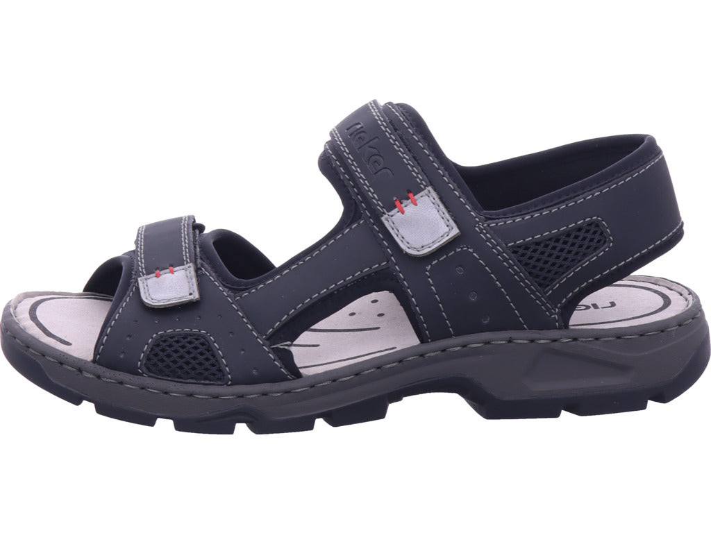 Rieker Herren  Fsk Herren Sandalen in schwarz